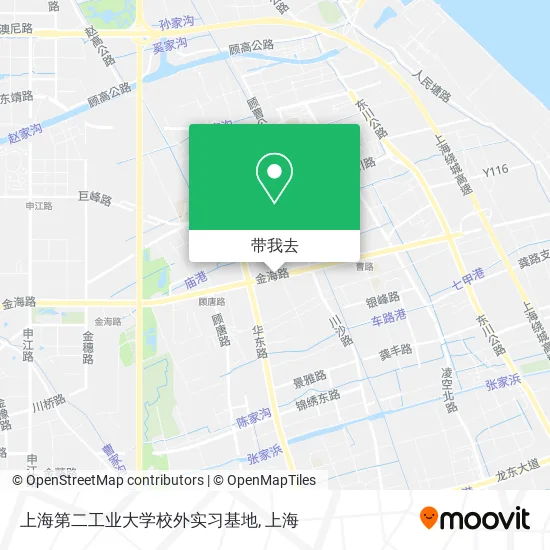 上海第二工业大学校外实习基地地图