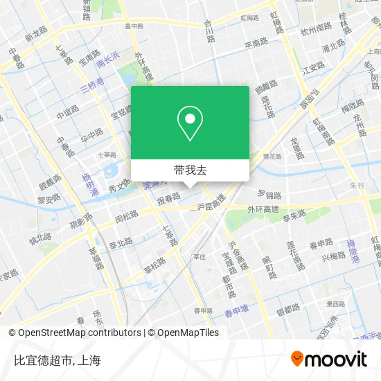 比宜德超市地图