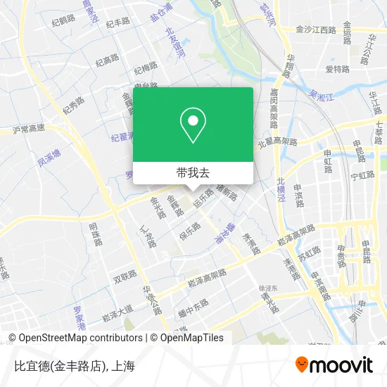 比宜德(金丰路店)地图