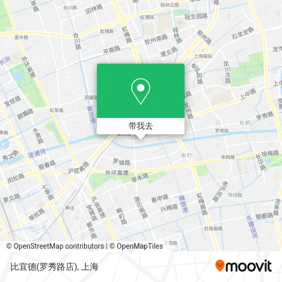 比宜德(罗秀路店)地图