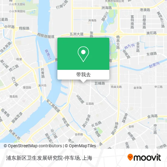 浦东新区卫生发展研究院-停车场地图