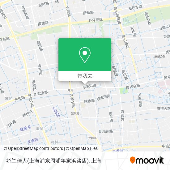 娇兰佳人(上海浦东周浦年家浜路店)地图