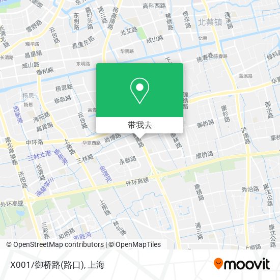 X001/御桥路(路口)地图