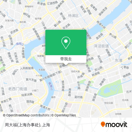 周大福(上海办事处)地图