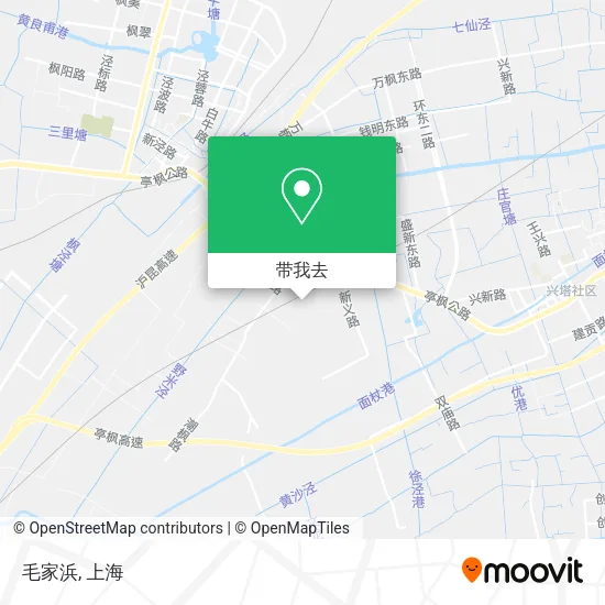 毛家浜地图