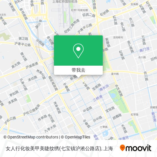 女人行化妆美甲美睫纹绣(七宝镇沪淞公路店)地图