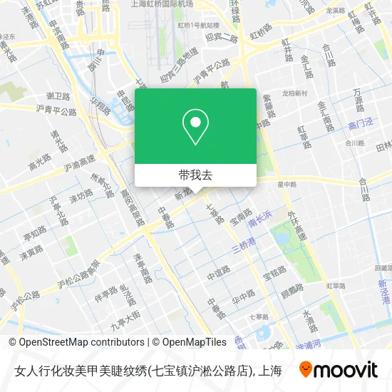 女人行化妆美甲美睫纹绣(七宝镇沪淞公路店)地图