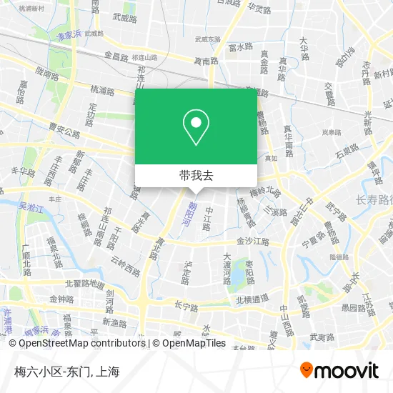 梅六小区-东门地图