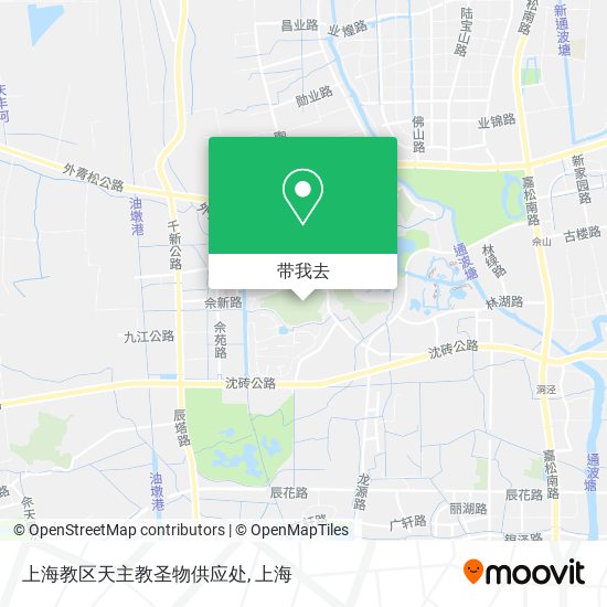 上海教区天主教圣物供应处地图