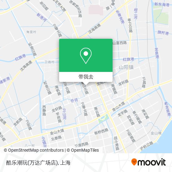 酷乐潮玩(万达广场店)地图