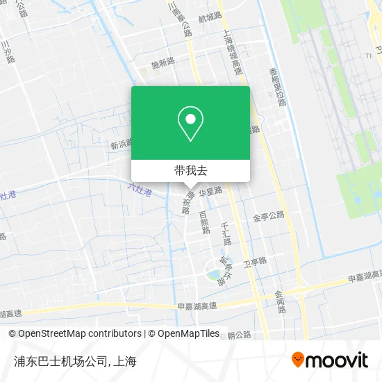 浦东巴士机场公司地图