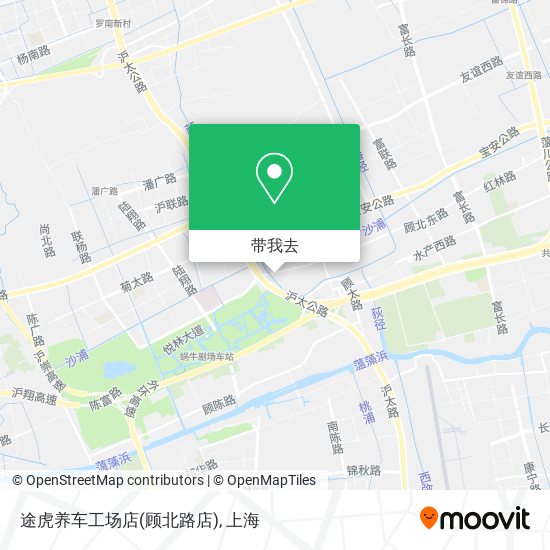 途虎养车工场店(顾北路店)地图