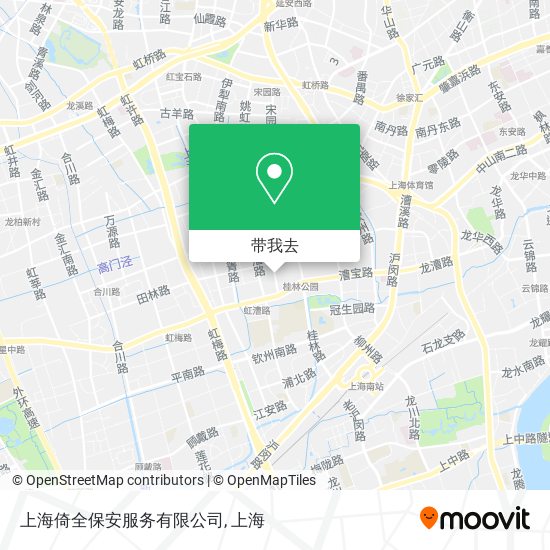 上海倚全保安服务有限公司地图