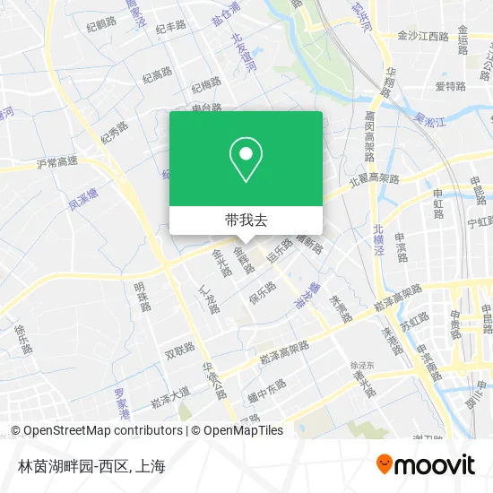 林茵湖畔园-西区地图
