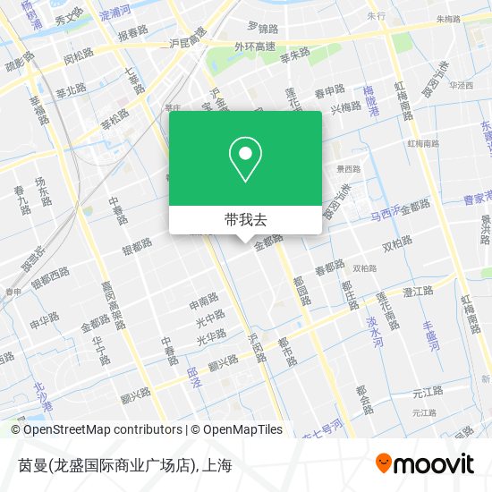 茵曼(龙盛国际商业广场店)地图