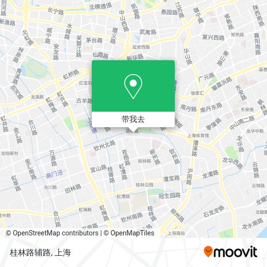 桂林路辅路地图