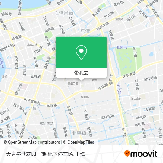 大唐盛世花园一期-地下停车场地图