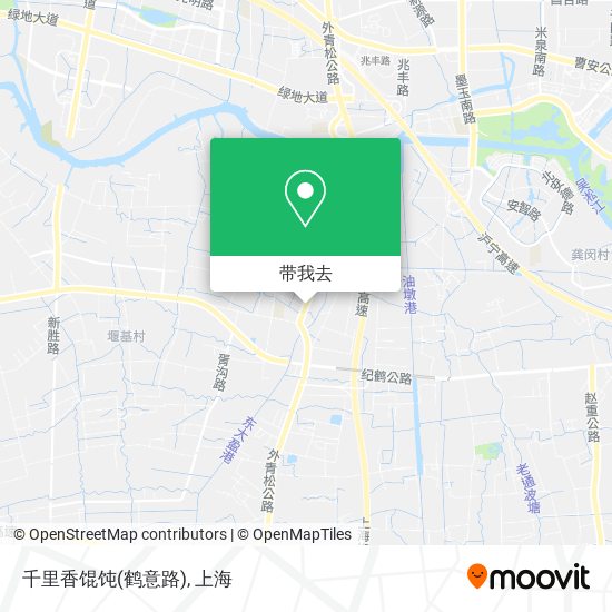 千里香馄饨(鹤意路)地图