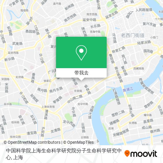中国科学院上海生命科学研究院分子生命科学研究中心地图