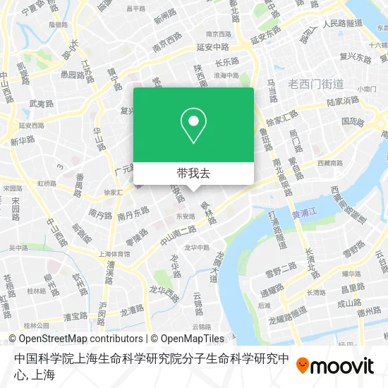 中国科学院上海生命科学研究院分子生命科学研究中心地图