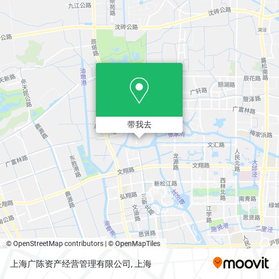 上海广陈资产经营管理有限公司地图