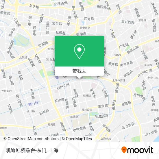 凯迪虹桥晶舍-东门地图