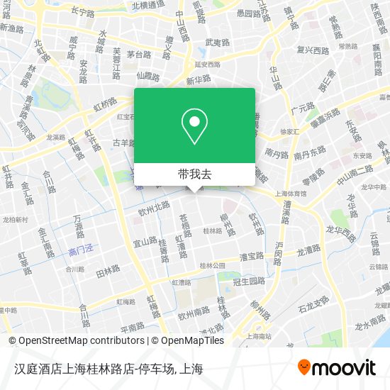 汉庭酒店上海桂林路店-停车场地图