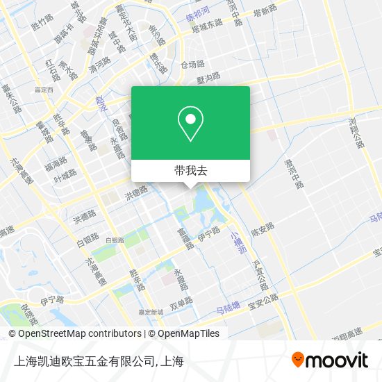 上海凯迪欧宝五金有限公司地图