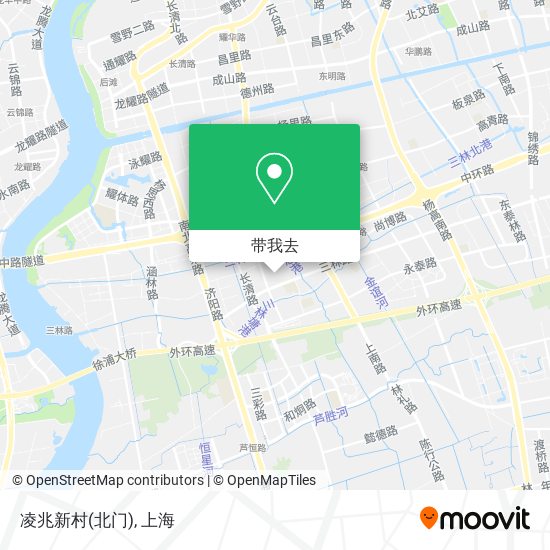 凌兆新村(北门)地图