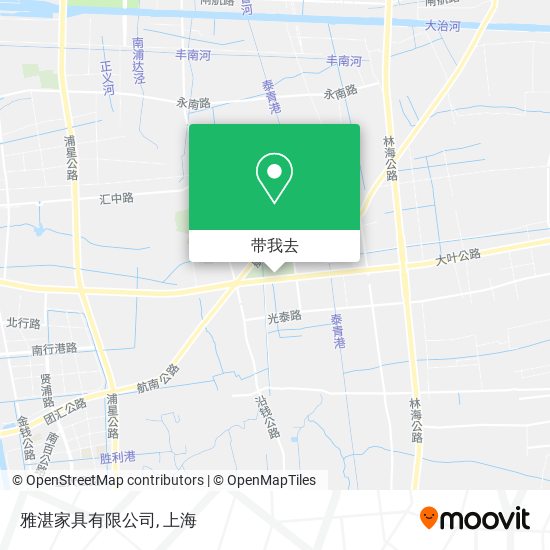 雅湛家具有限公司地图