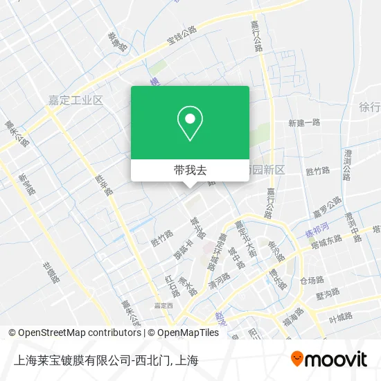 上海莱宝镀膜有限公司-西北门地图