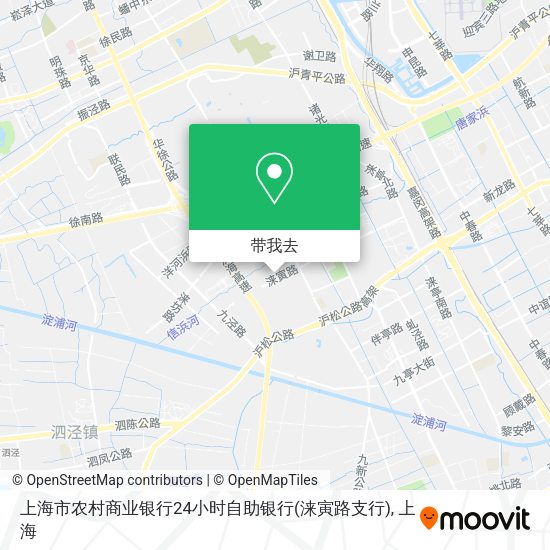 上海市农村商业银行24小时自助银行(涞寅路支行)地图