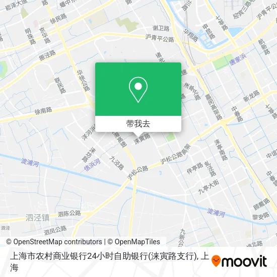 上海市农村商业银行24小时自助银行(涞寅路支行)地图