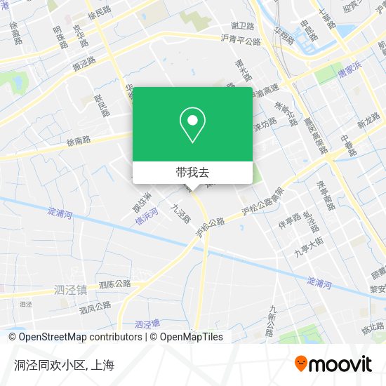 洞泾同欢小区地图