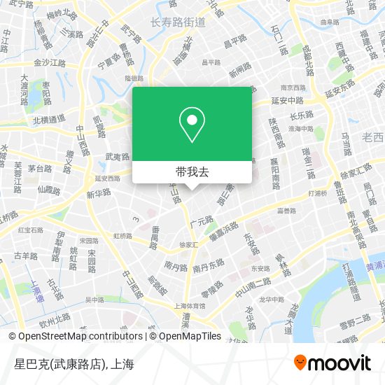 星巴克(武康路店)地图