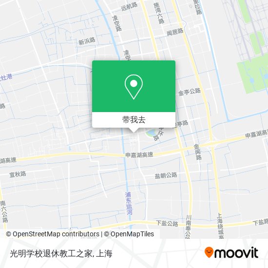 光明学校退休教工之家地图
