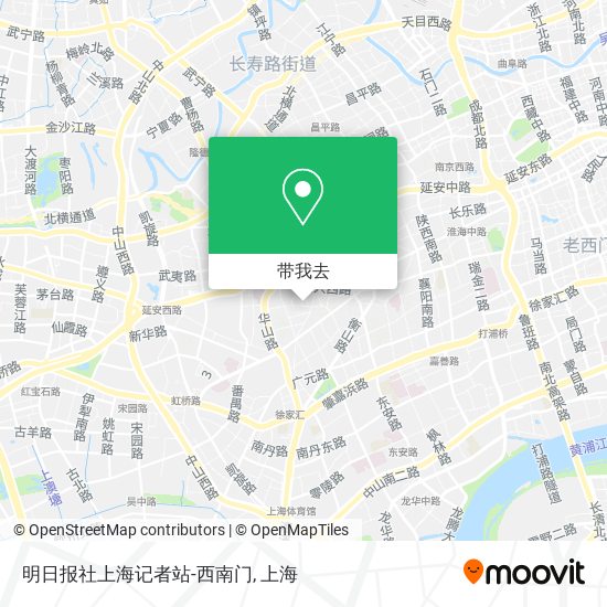 明日报社上海记者站-西南门地图