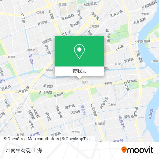 准南牛肉汤地图