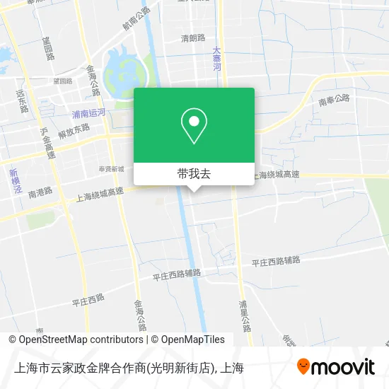 上海市云家政金牌合作商(光明新街店)地图