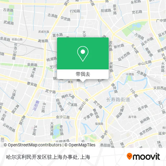 哈尔滨利民开发区驻上海办事处地图