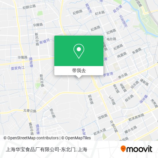 上海华宝食品厂有限公司-东北门地图