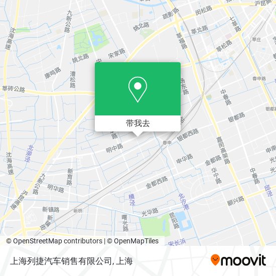 上海列捷汽车销售有限公司地图