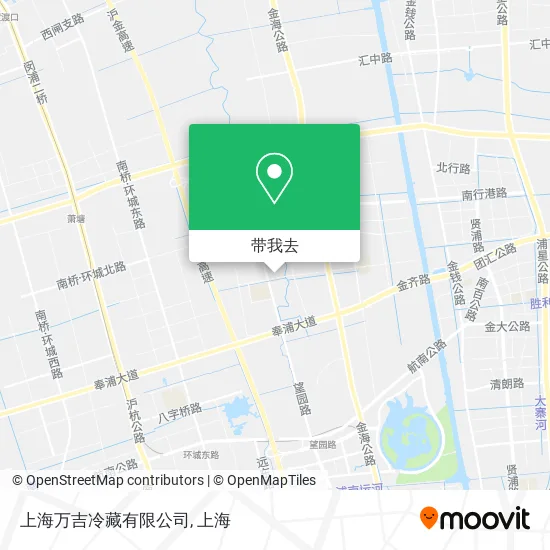 上海万吉冷藏有限公司地图