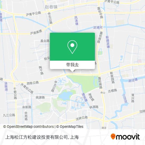 上海松江方松建设投资有限公司地图