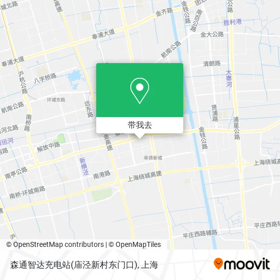 森通智达充电站(庙泾新村东门口)地图