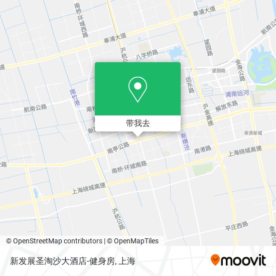 新发展圣淘沙大酒店-健身房地图