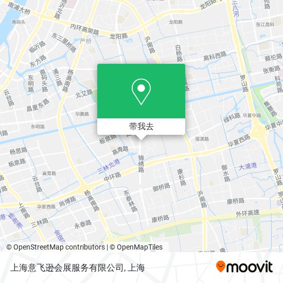 上海意飞逊会展服务有限公司地图