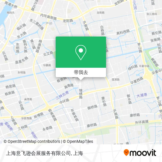 上海意飞逊会展服务有限公司地图
