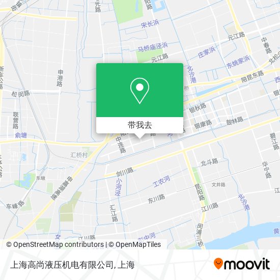 上海高尚液压机电有限公司地图