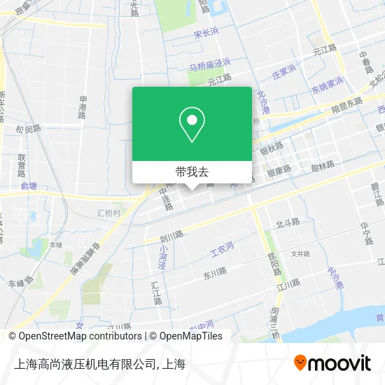 上海高尚液压机电有限公司地图